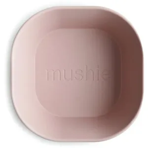 Mushie Square Dinnerware Bowl Schüssel Blush 2 St