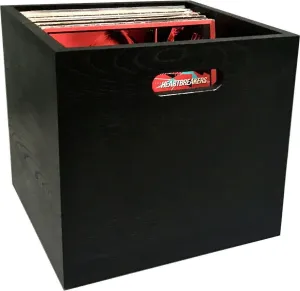 Music Box Designs 7 inch Vinyl Storage Box- ‘Singles Going Steady' Black Magic