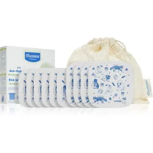 Mustela ECO Reusable & Washable Wipes Feuchttücher für Kinder ab der Geburt 10 St