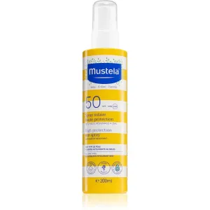 Mustela Family High Protection Sun Spray schützende Bräunungsmilch im Spray mit SPF 50+ 200 ml
