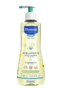 Mustela Kinderdusch- und Badeöl für extrem trockene und atopische Haut Stelatopia (Cleansing Oil) 500 ml