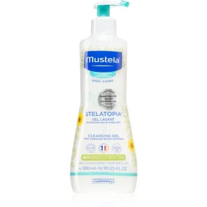 Mustela Bébé Stelatopia Reinigungsgel für Mutter und Kind für trockene bis atopische Haut 500 ml #325335
