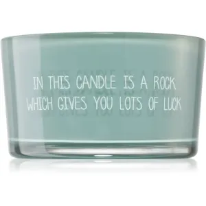 My Flame Candle With Crystal A Rock Which Gives You Lots Of Luck Duftkerze 11x6 cm