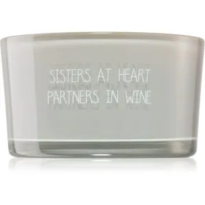 My Flame Candle With Crystal Sisters At Heart, Partners In Wine Duftkerze 11x6 cm