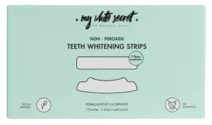 My White Secret Non - Peroxide Teeth Whitenings Strips Zahnweißer-Streifen für die Zähne 7 St