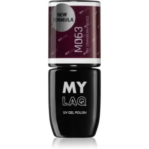 MYLAQ UV Gel Polish Gel-Nagellack Farbton My Cranberry Juice 5 ml