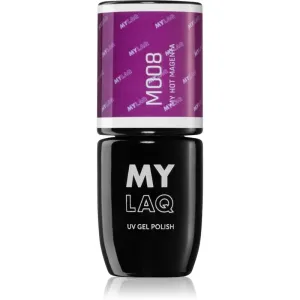 MYLAQ UV Gel Polish Gel-Nagellack Farbton My Hot Magenta 5 ml