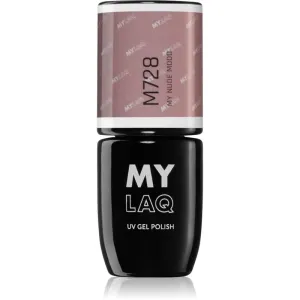 MYLAQ UV Gel Polish Gel-Nagellack Farbton My Nude Mood 5 ml