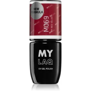 MYLAQ UV Gel Polish Gel-Nagellack Farbton My Red Velvet 5 ml