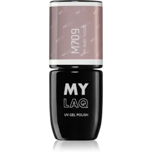MYLAQ UV Gel Polish Gel-Nagellack Farbton My Ruby Cocoa 5 ml