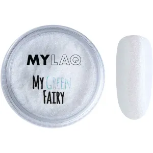 MYLAQ My Fairy Glitzer-Puder für Nägel Farbton Green 2 g