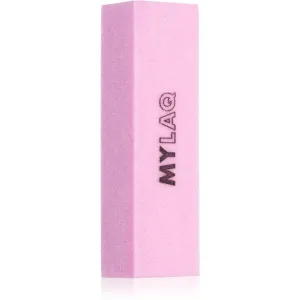 MYLAQ Polish Block Polierblock für Nägel Farbe Pink 1 St