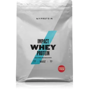 MyProtein Impact Whey Protein Molkenprotein Geschmack Strawberries & Cream 2500 g