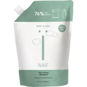 Naif Baby & Kids Nourishing Shampoo nährendes Shampoo für Kinder ab der Geburt Ersatzfüllung 500 ml