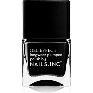 Nails Inc. Gel Effect langanhaltender Nagellack Farbton Black Taxi 14 ml