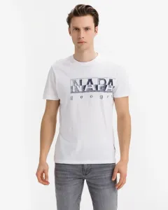 Weiße T-Shirts Napapijri