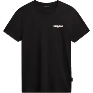 Napapijri S-ICE SS 2 Herrenshirt, schwarz, größe M