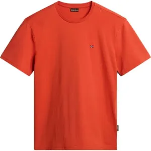 Napapijri SALIS SS SUM Herrenshirt, orange, größe XL