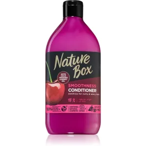 Nature Box Cherry glättender Conditioner für unnachgiebige und strapaziertes Haar 385 ml