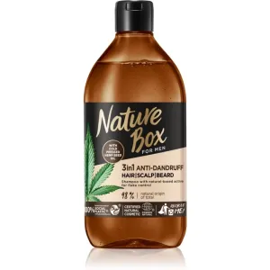 Nature Box Hemp Seed Shampoo gegen Schuppen 3 in1 für Herren 385 ml