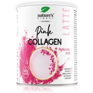 Natures Finest Pink Collagen Latte Pulver zur Herstellung von Getränken mit Kollagen 125 g