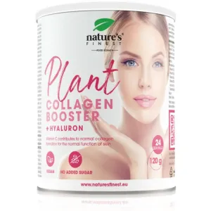Natures Finest Plant Collagen with Hyaluron Nahrungsergänzungsmittel für gesunde Haut und Haare 120 g