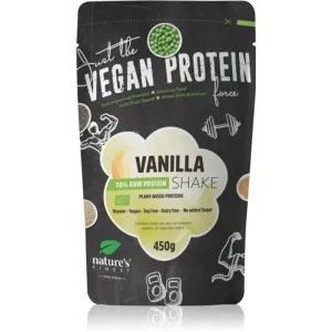 Natures Finest Protein Shake BIO veganes Protein in BIO-Qualität Geschmack Vanilla 450 g