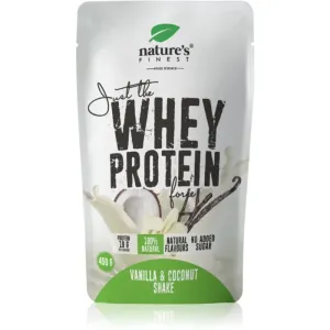 Natures Finest Whey Protein Protein mit Aminosäuren Geschmack Vanilla & Coconut 450 g