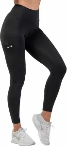 Nebbia Active High-Waist Smart Pocket Leggings Black M Fitness Hose