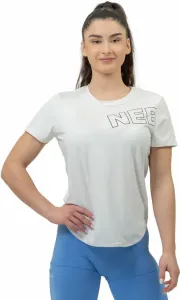 Nebbia FIT Activewear Functional T-shirt with Short Sleeves White M Fitness T-Shirt