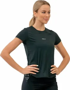 Nebbia FIT Activewear T-shirt “Airy” with Reflective Logo Black L