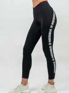 Nebbia High Waisted Side Stripe Leggings Iconic Black S Fitness Hose
