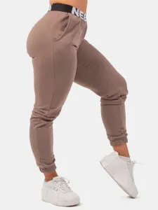 Nebbia Iconic Mid-Waist Sweatpants Brown L Fitness Hose