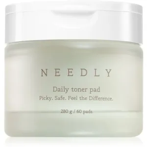 NEEDLY Daily Toner Pad Peeling-Pads für das Gesicht für fettige und problematische Haut 60 St