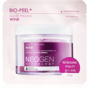 Neogen Dermalogy Bio-Peel+ Gauze Peeling Wine Peeling-Pads für das Gesicht strafft die Haut und verfeinert Poren 8 St