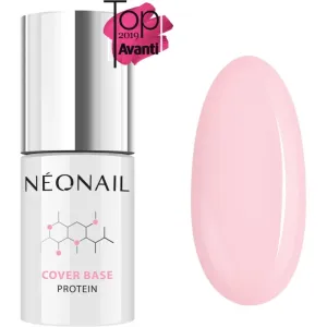 NEONAIL Cover Base Protein Basislack für Gelnägel Farbton Nude Rose 7,2 ml