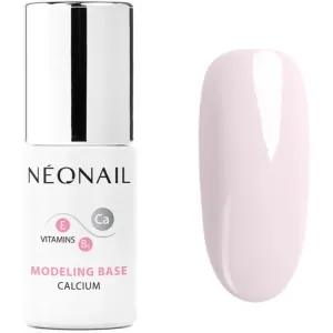NEONAIL Modeling Base Calcium Basislack für Gelnägel mit Kalzium Farbton Basic Pink 7,2 ml