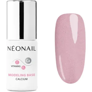 NEONAIL Modeling Base Calcium Basislack für Gelnägel mit Kalzium Farbton Luminous Pink 7,2 ml