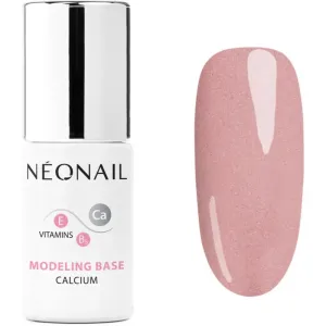 NEONAIL Modeling Base Calcium Basislack für Gelnägel mit Kalzium Farbton Pink Quartz 7,2 ml