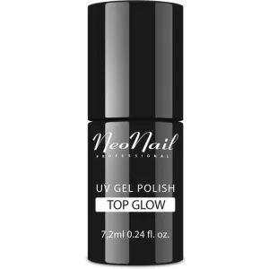 NEONAIL Top Glow Gel-Decklack für die Fingernägel Farbton Glow Silver 7,2 ml