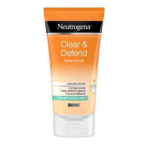 Neutrogena Glättendes Peeling Clear & Defend (Facial Scrub) 150 ml