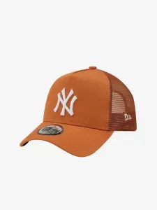 New Era New York Yankees Tonal Mesh A-Frame Trucker Kappe Orange