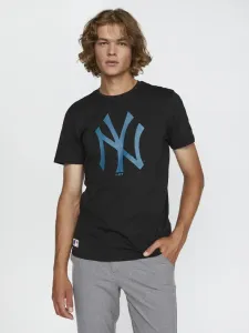 New Era MLB Seasonal Team Logo New York Yankees T-Shirt Schwarz #922177