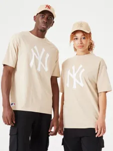 New Era New York Yankees MLB League Essential T-Shirt Beige #901908