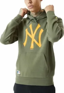 New York Yankees MLB Seasonal Team Logo Olive/Orange M Kapuzenpullover
