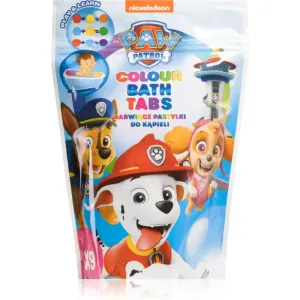 Nickelodeon Paw Patrol Colour Bath Tabs badeschaum für Kinder 9x16 g