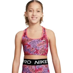 Nike NK DF SWOOSH AOP REV BRA Mädchen Sport BH, rosa, größe XL