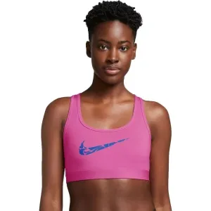 Nike SWOOSH Sport BH, rosa, größe M