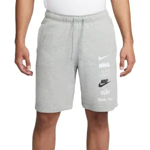 Nike CLUB+ FT SHORT MLOGO Herrenshorts, grau, größe XL
