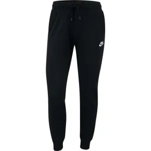 Nike NSW ESSNTL PANT REG FLC Damen Trainingshose, schwarz, größe L